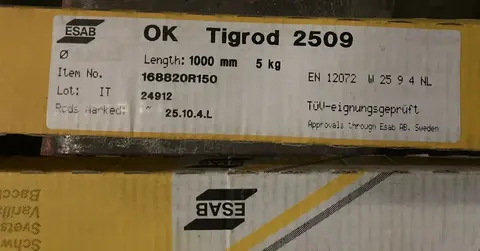 Сварочный пруток для нержавейки d1.6 esab
