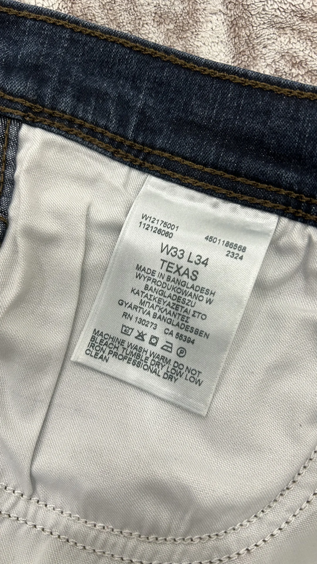 Мужские джинсы Wrangler Texas 821 - миниатюра 7