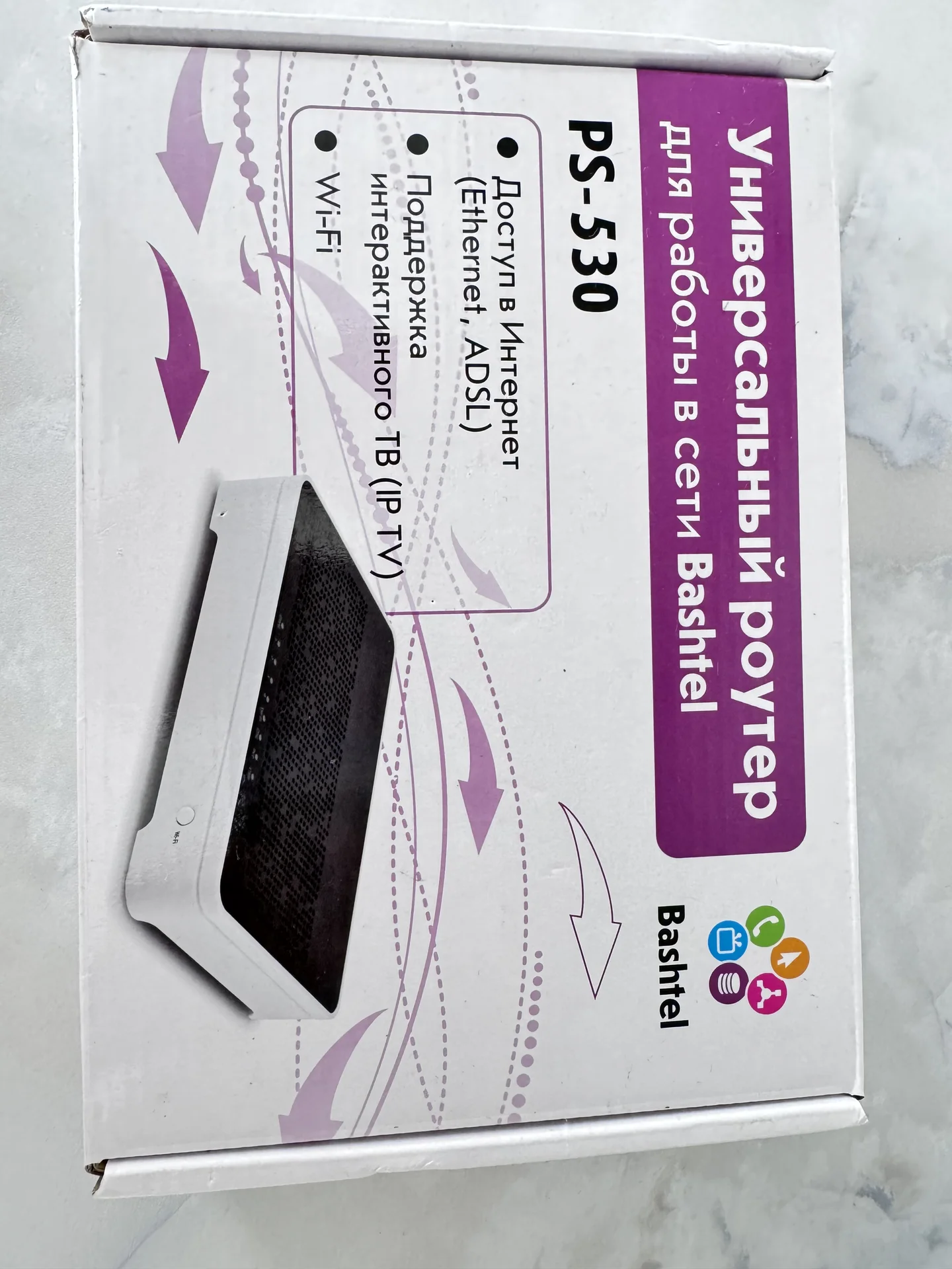 Wi-Fi роутер ADSL модем Промсвязь PS-530 Bashtel - миниатюра 3
