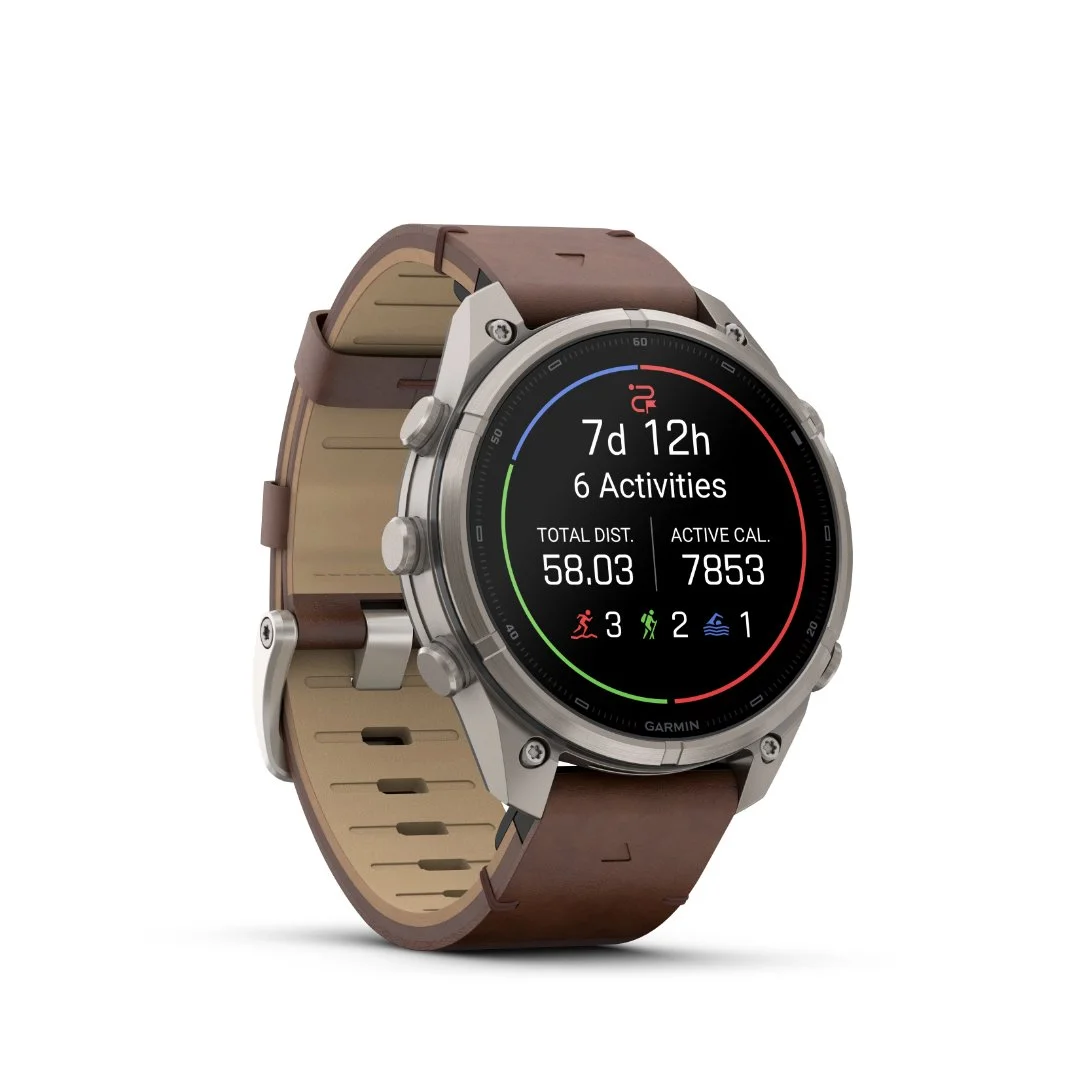 Garmin Fenix 9 Pro 47 MM inReach Walnut Leather - миниатюра 2