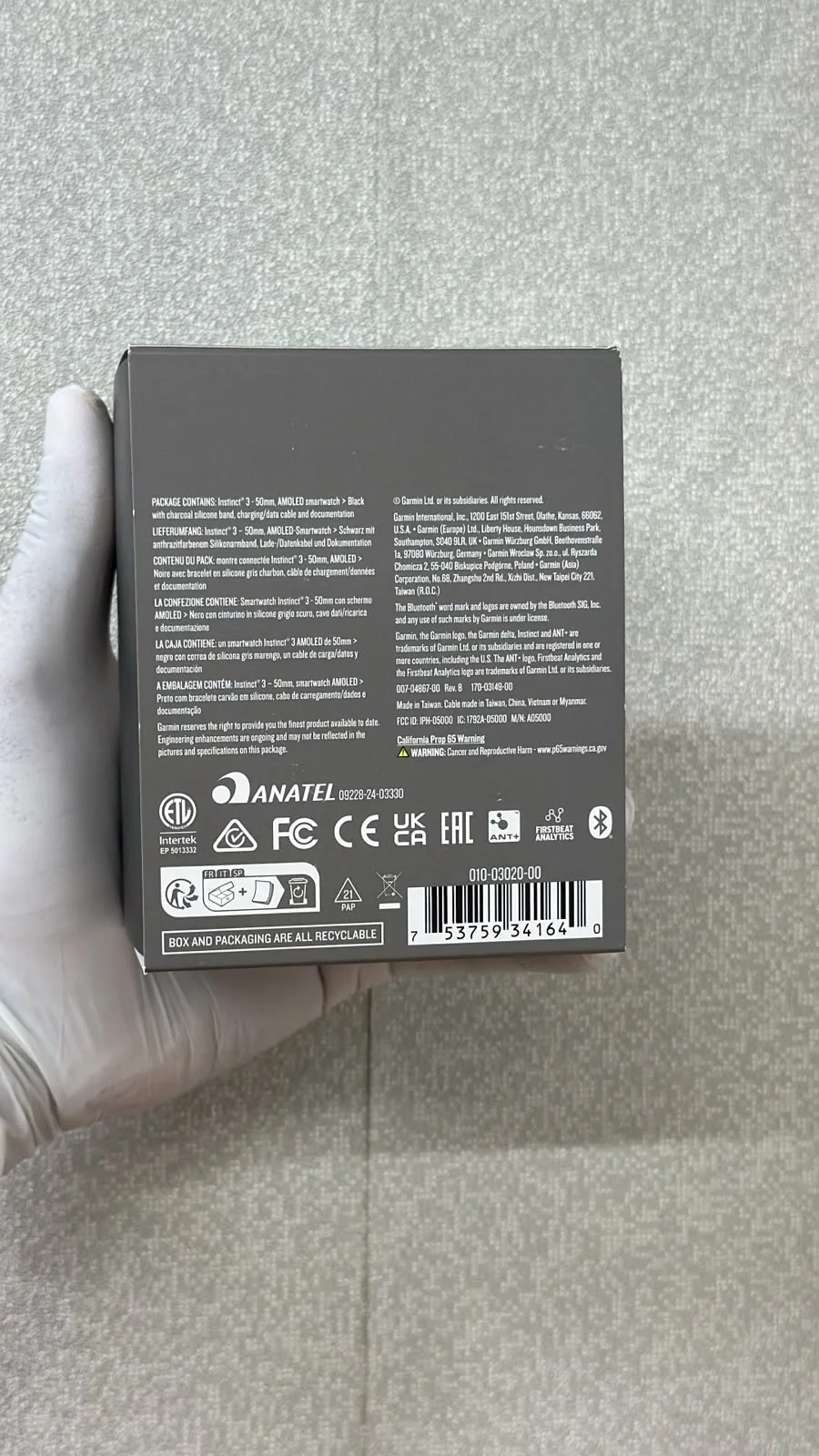 Garmin Instinct 3 50 Mm Amoled Black - миниатюра 2
