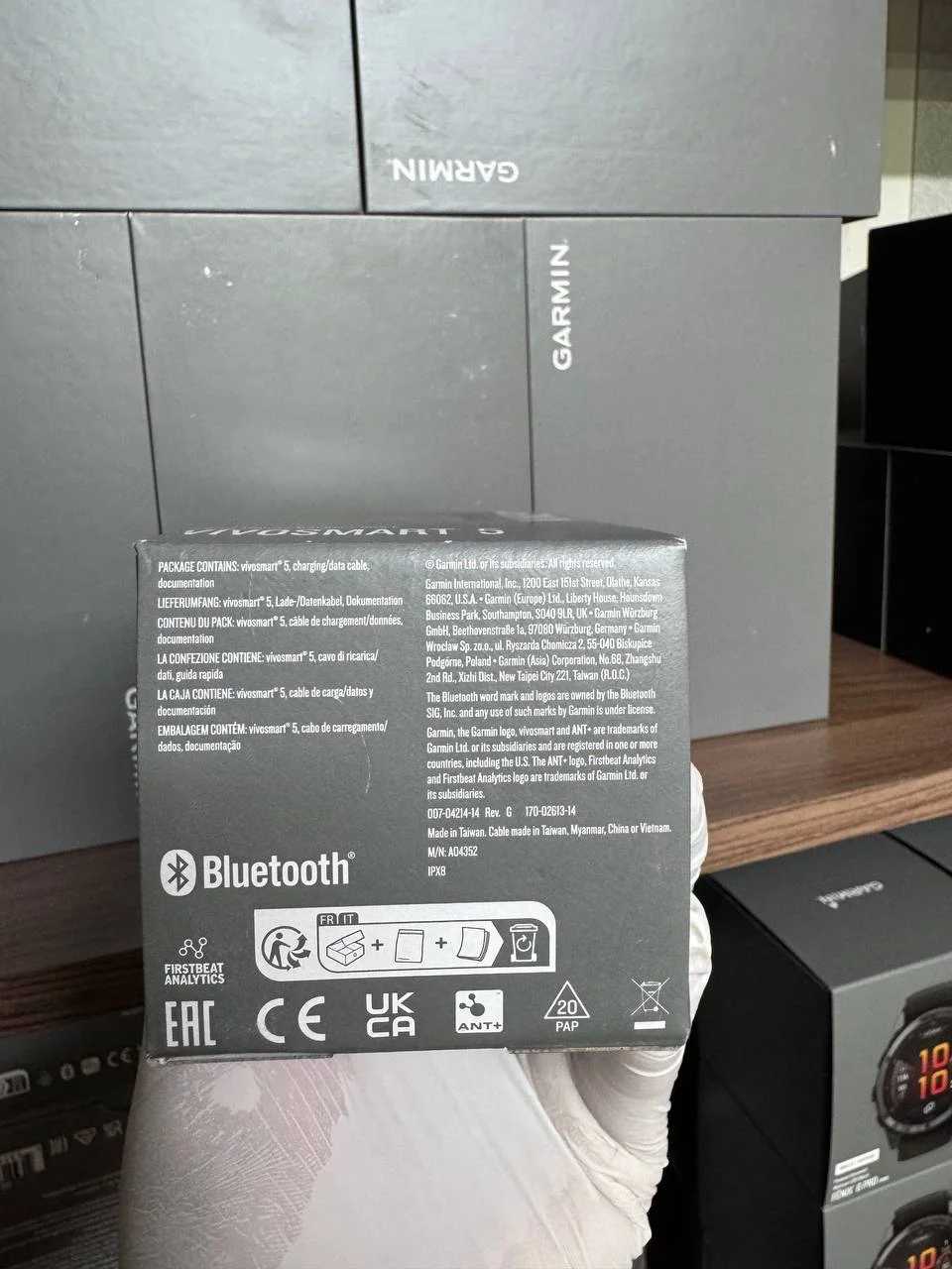 Garmin Vivosmart 5 black L - миниатюра 2