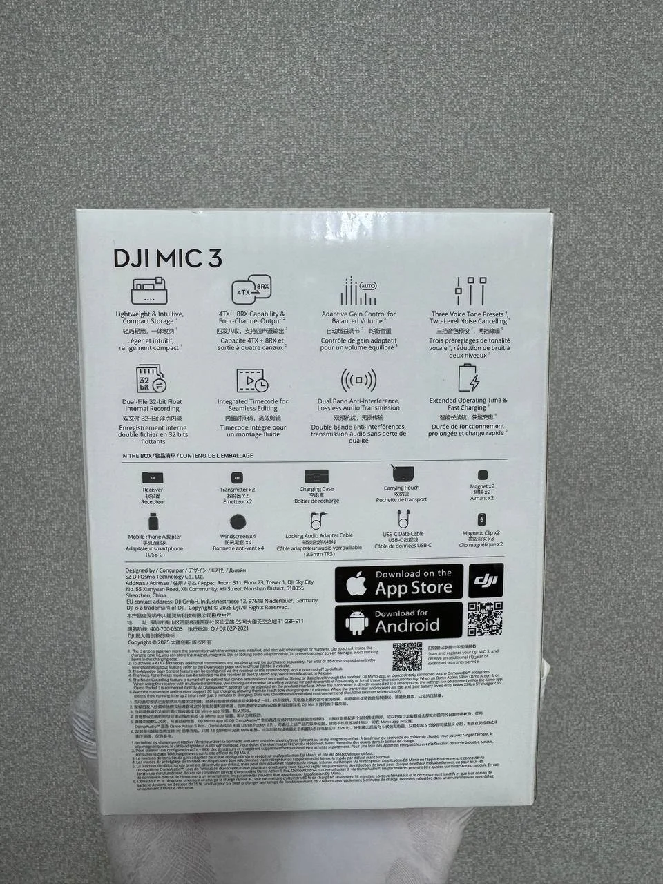 DJI MIC 3  ( 2TX+1RX + Charging Case) - миниатюра 3