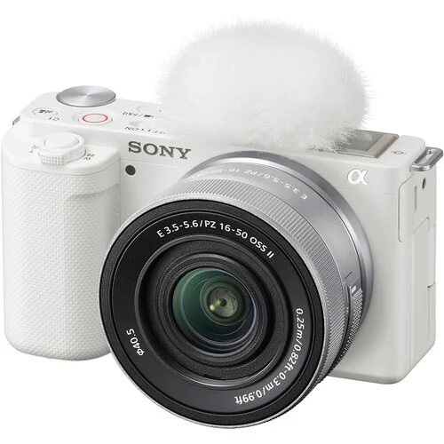 Sony ZV-E10 Body + 16-50MM ll White - миниатюра 3