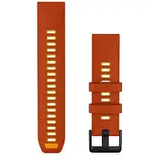 Garmin Fenix 9 Pro 26mm Orange Silicone Band