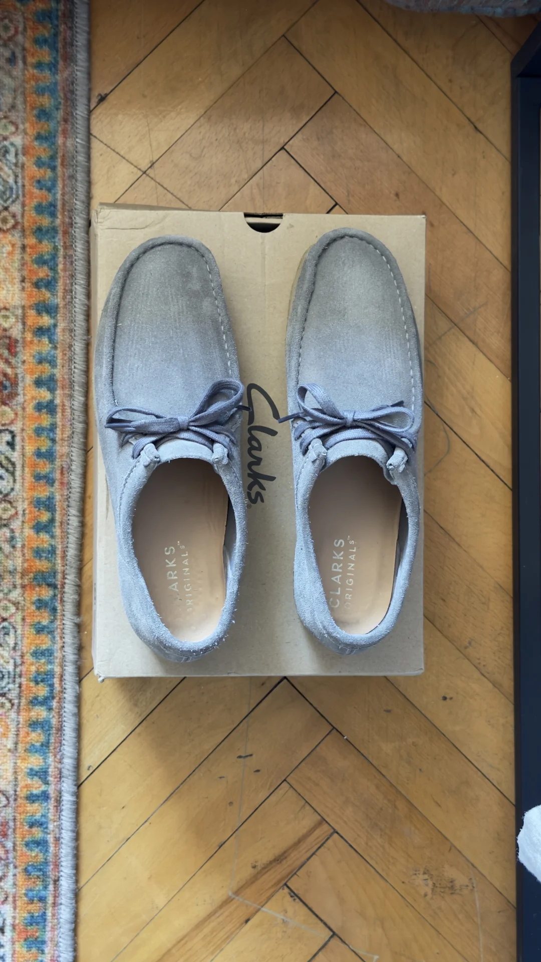 Clarks Originals Wallabee серые замшевые 44.5 - миниатюра 3