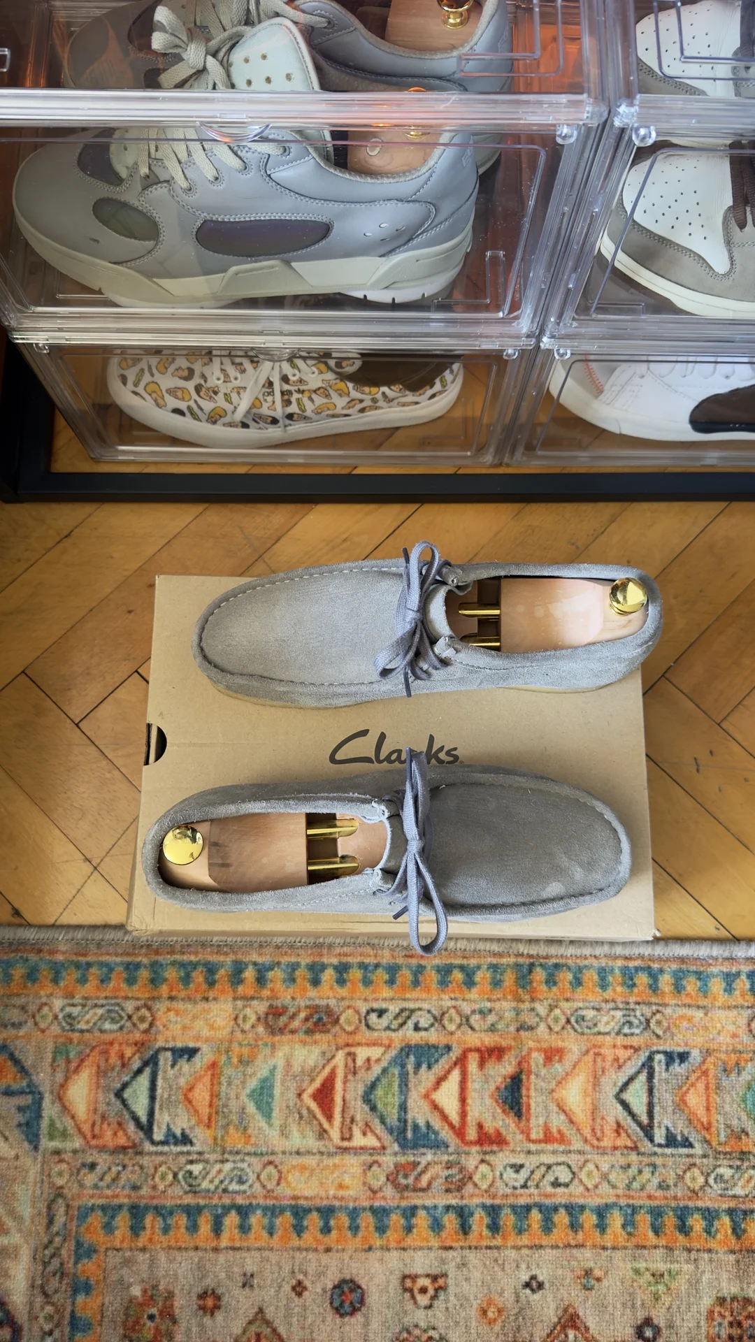 Clarks Originals Wallabee серые замшевые 44.5 - миниатюра 4