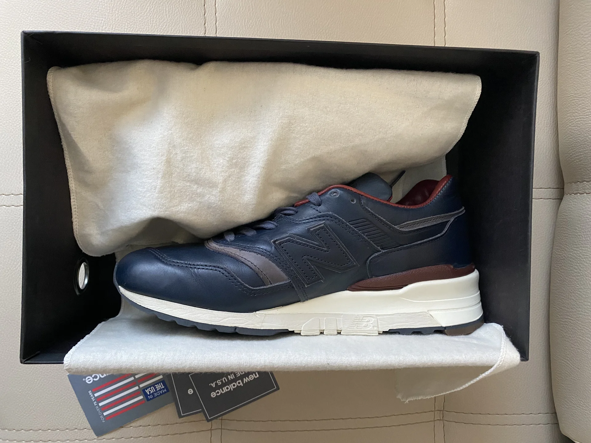 New Balance 997 BESP  Horween - миниатюра 12