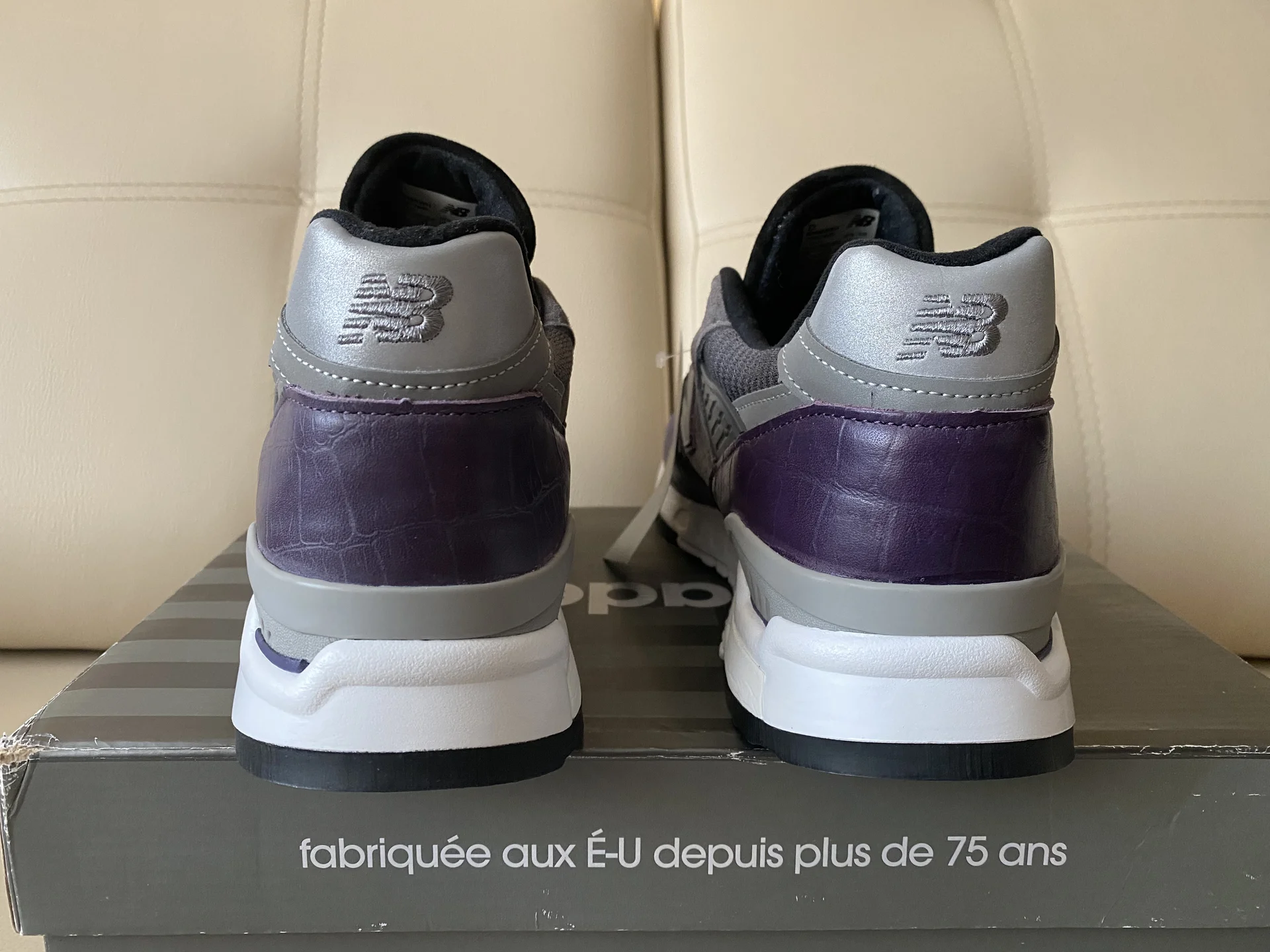 new balance 998 AWH Purple Croc - миниатюра 4