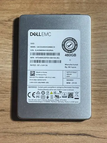 Dell EMC Enterprise 480GB SATA 2.5" (0J1TYJ)