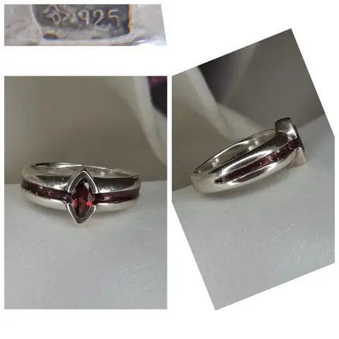 Серебряное кольцо
гранат
☆925
