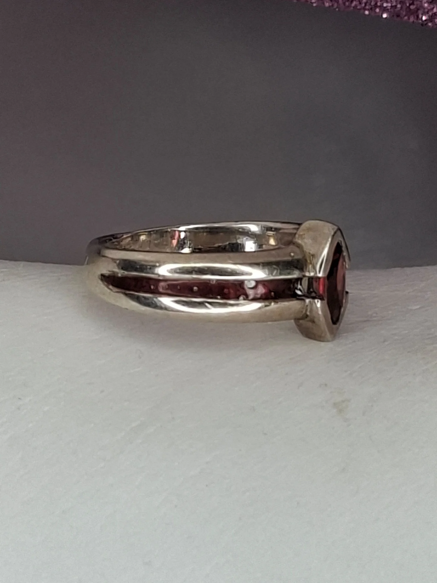 Серебряное кольцо
гранат
☆925 - миниатюра 3