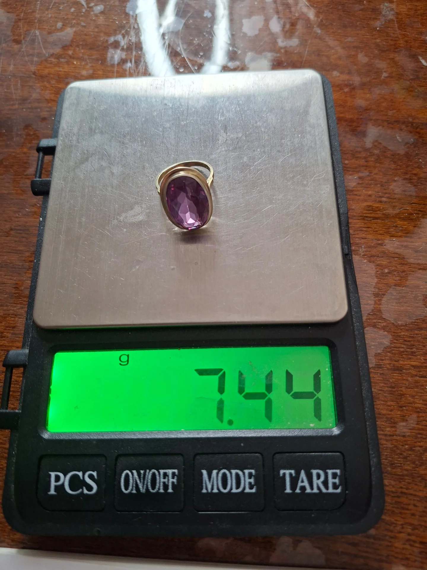 Серебряное кольцо
александрит
☆875 проба ссср - миниатюра 4