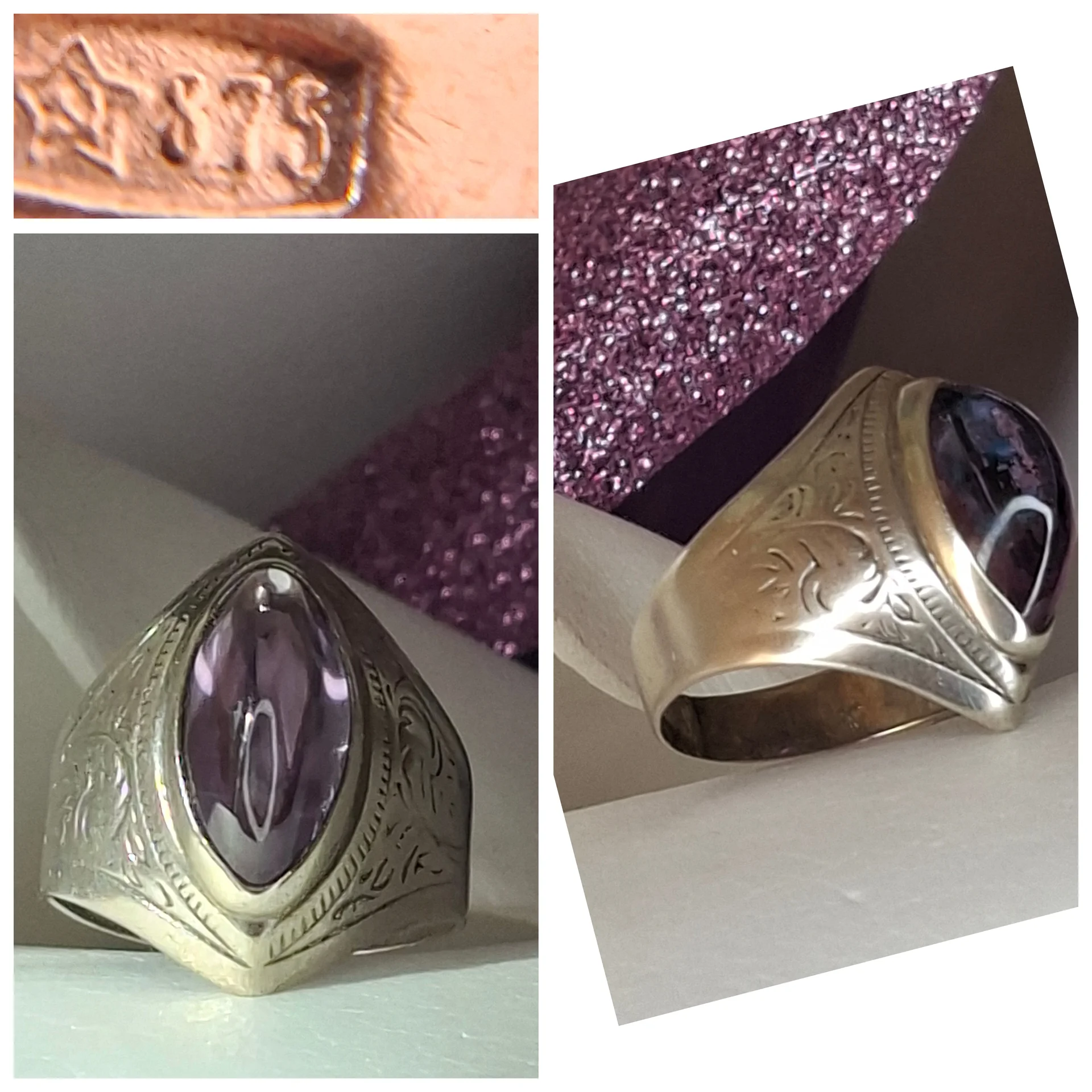 Серебряное александрит
☆875 проба ссср - изображение 1