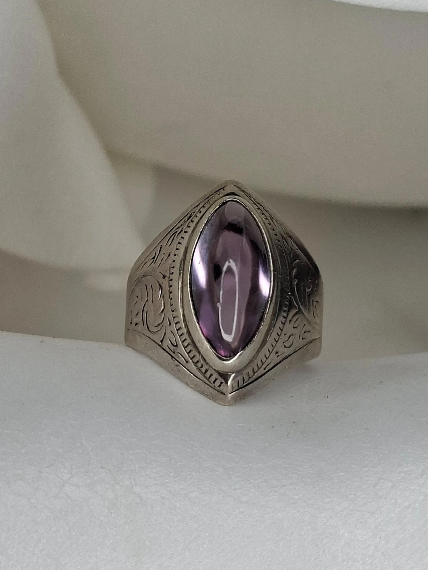 Серебряное александрит
☆875 проба ссср - миниатюра 4