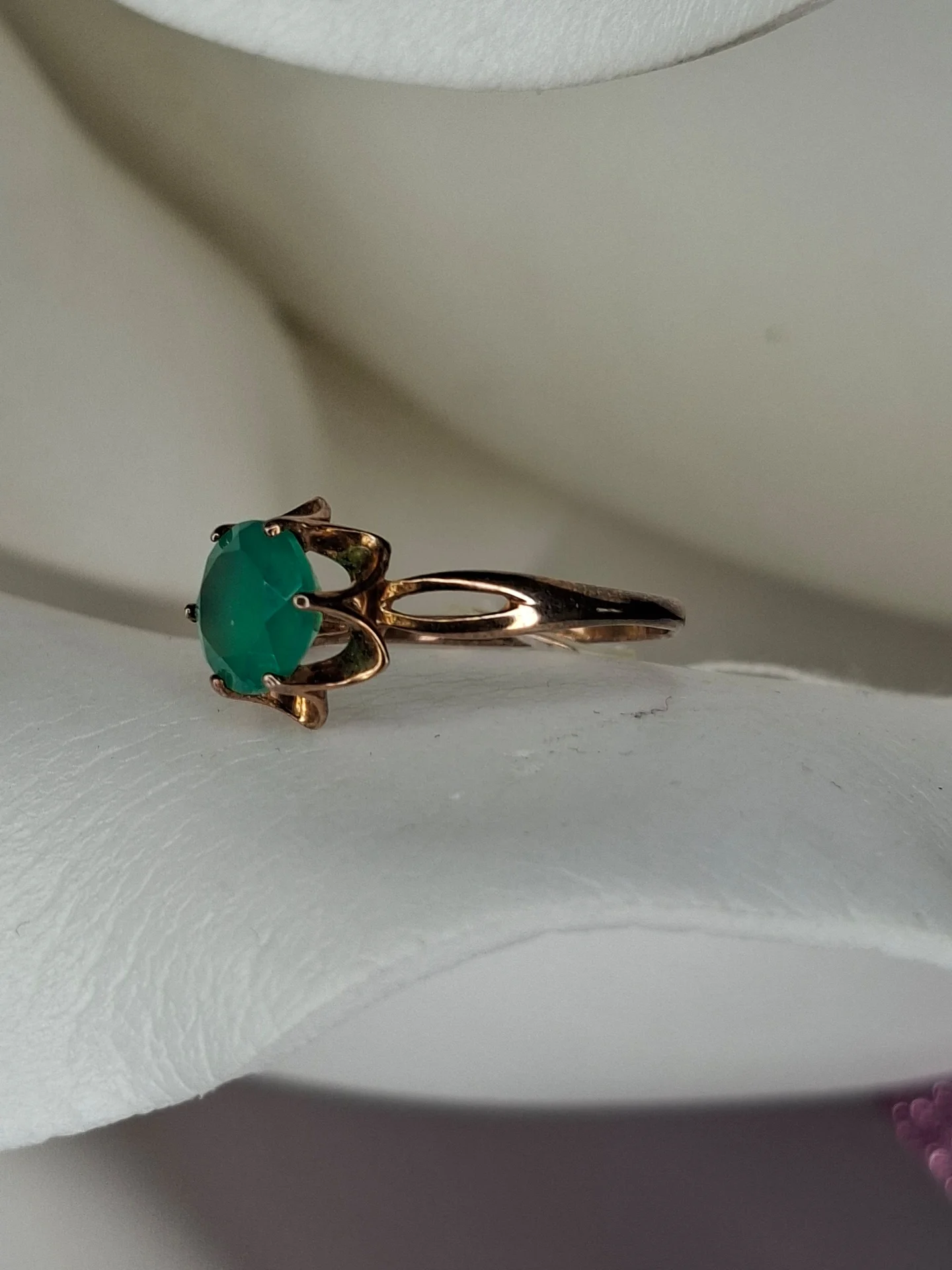 Серебряное кольцо
вставка зел.агат
925 проба - миниатюра 3