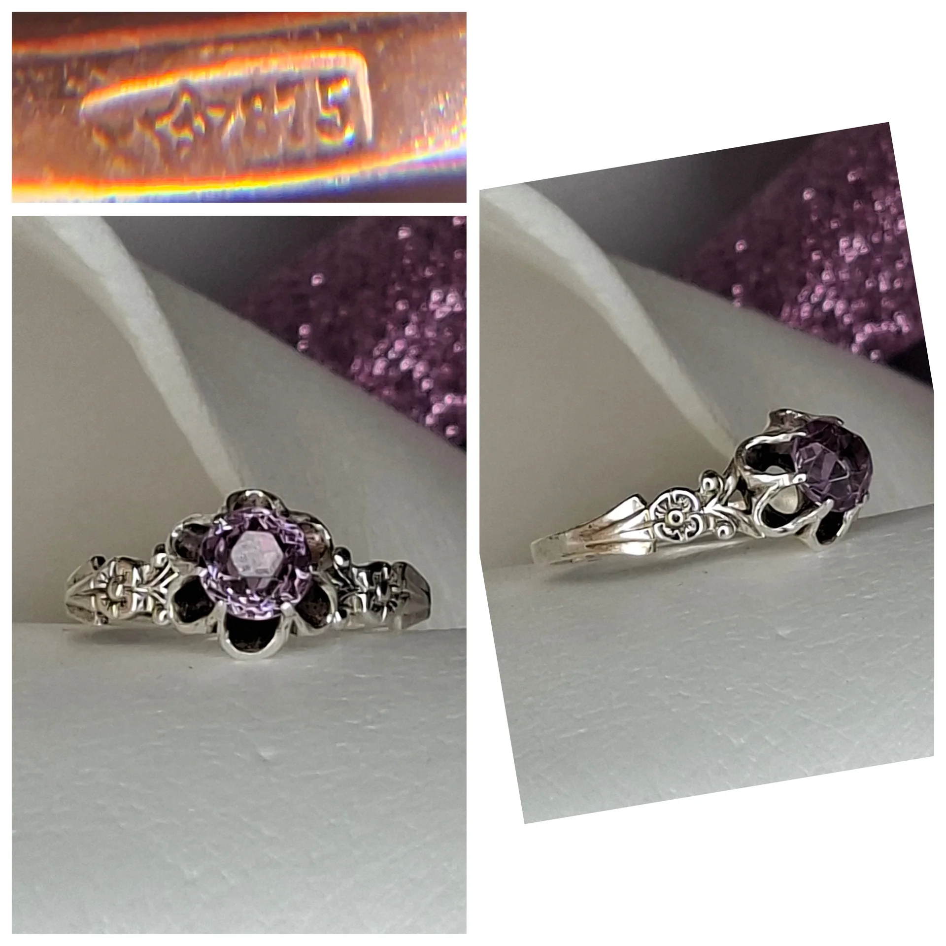 Серебряное кольцо
александрит
☆875 проба - изображение 1