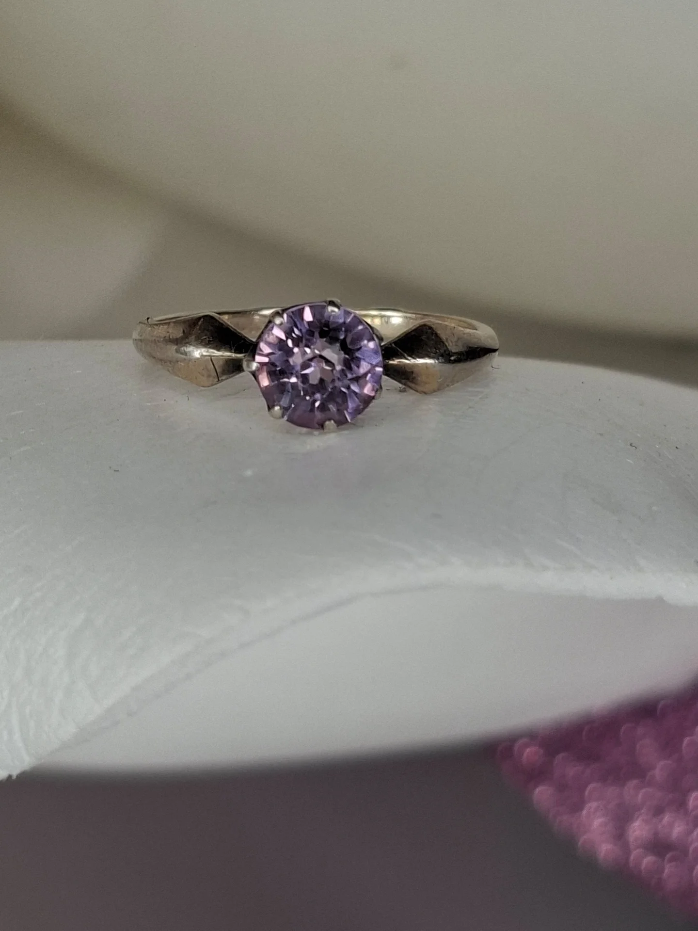 Серебряное кольцо
синт.александрит
☆875 проба - миниатюра 2