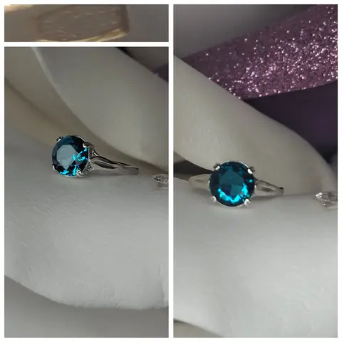 Серебряное кольцо
вставка лондон топаз
👑925 проба