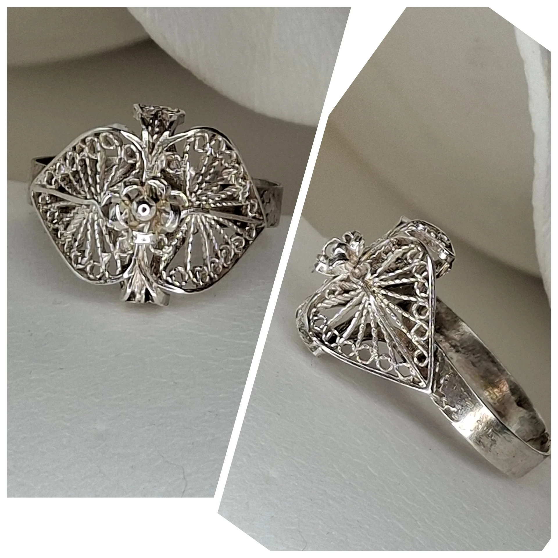 Серебряное кольцо
Птичка
зернь филигрань 925 проб - изображение 1