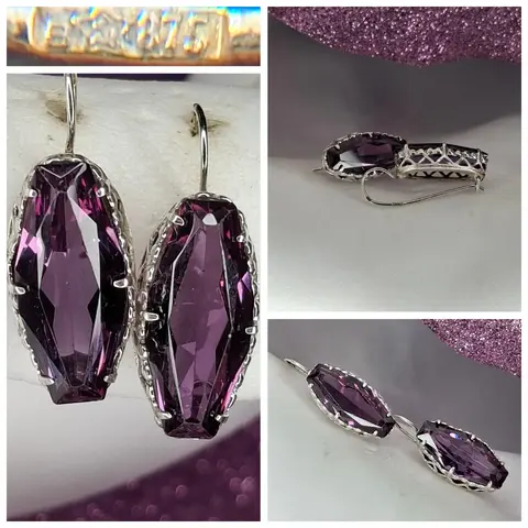 Серебряные серьги
Фонарики
александрит ☆875