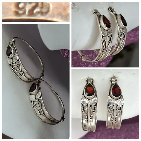 Серебряные серьги с гранатом
Этника
925 проба