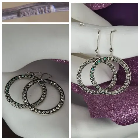 Серебряные серьги
Кольца
вставка юв.стекло
☆875