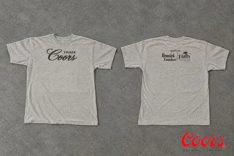 Футболка Coors мерч США винтаж Gildan