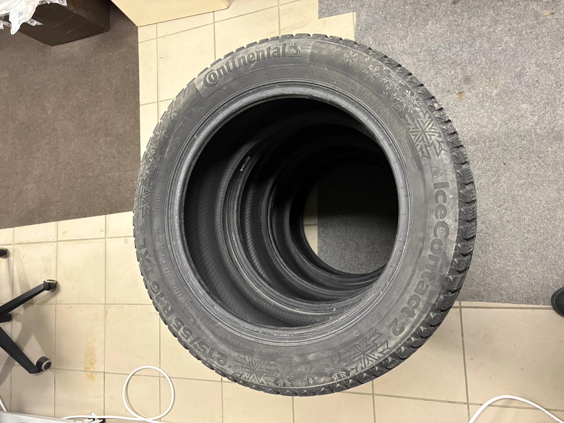 Зимняя резина Continental IceContact 2 215/55/16 - миниатюра 6