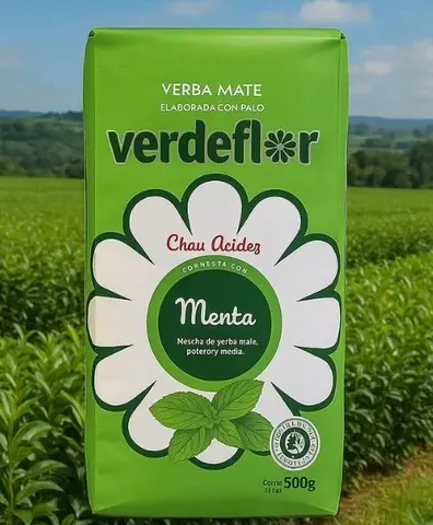 Verdeflor Menta 500g. Чай Мате с мятой