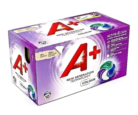 BlueSun / A+ Active 4 Caps Colour / 10 капсул /220g На изображении представлены капсулы для стирки A