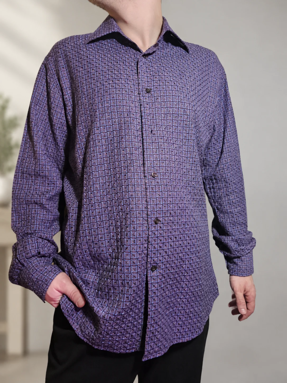 Рубашка Etro Milano оригинал, Италия, р. 43 (XL) - изображение 1