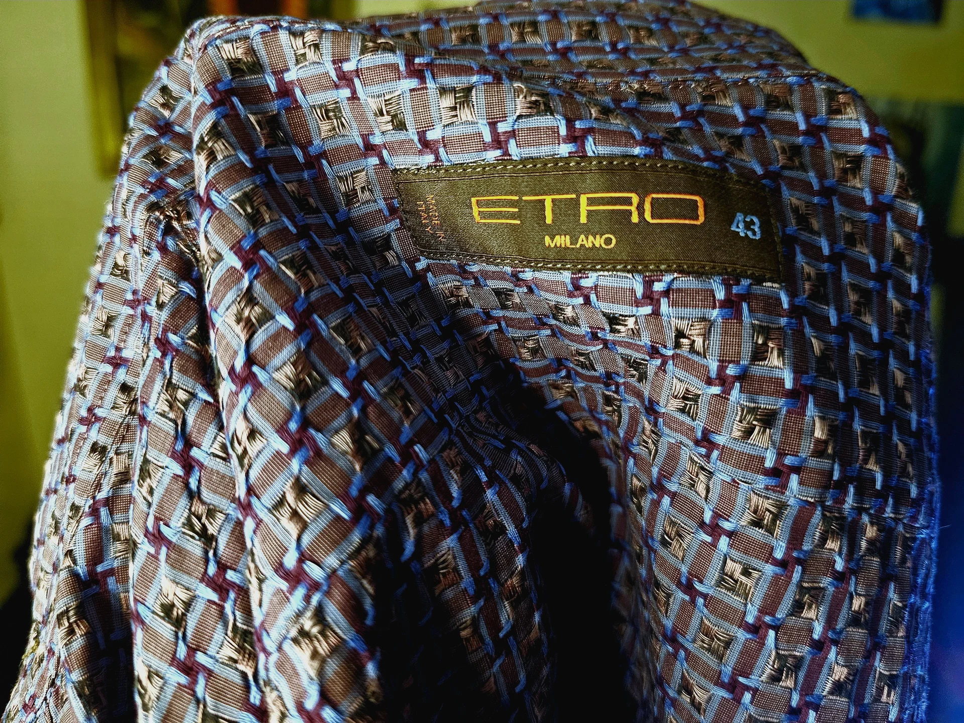 Рубашка Etro Milano оригинал, Италия, р. 43 (XL) - миниатюра 3