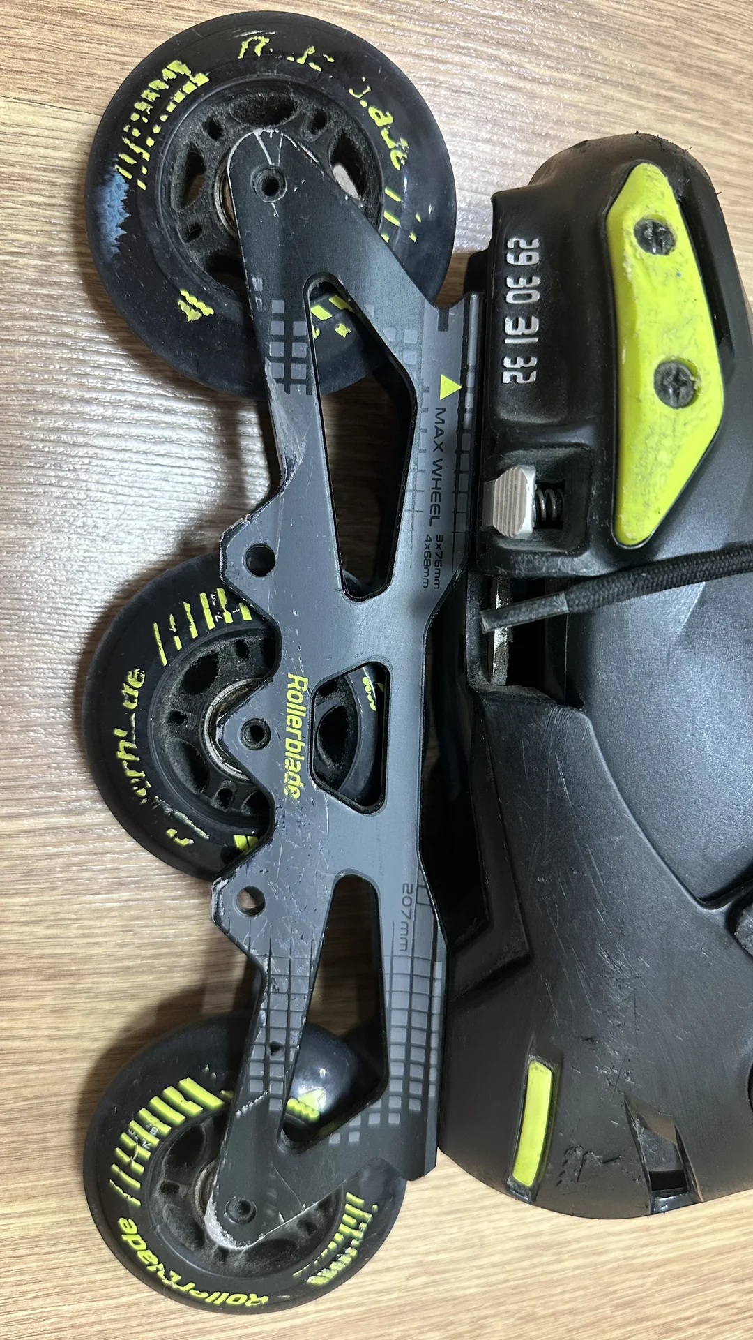 Роликовые коньки Rollerblade раздвижные 29-32 - миниатюра 4