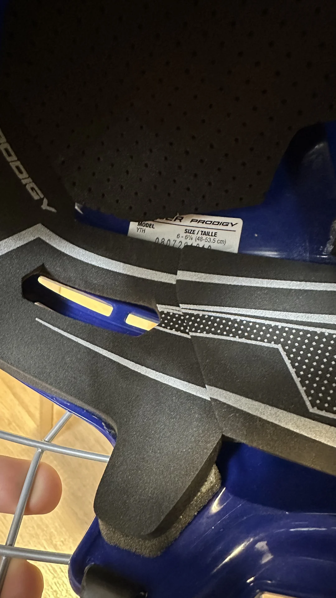 Хоккейный шлем Bauer Prodigy 48-52,5 - миниатюра 6