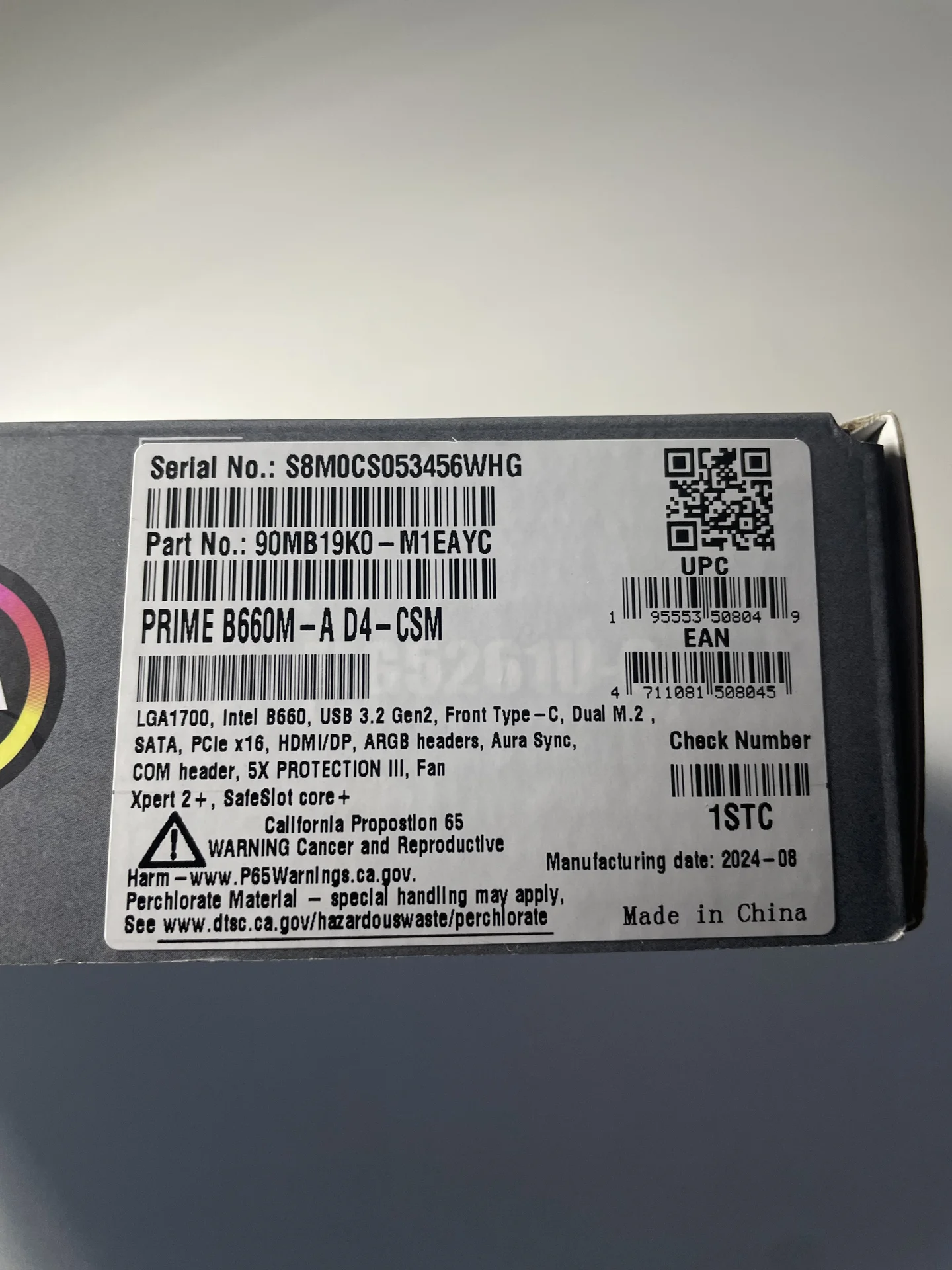 Материнская плата asus prime B660M-A D4 (CSM) - миниатюра 3