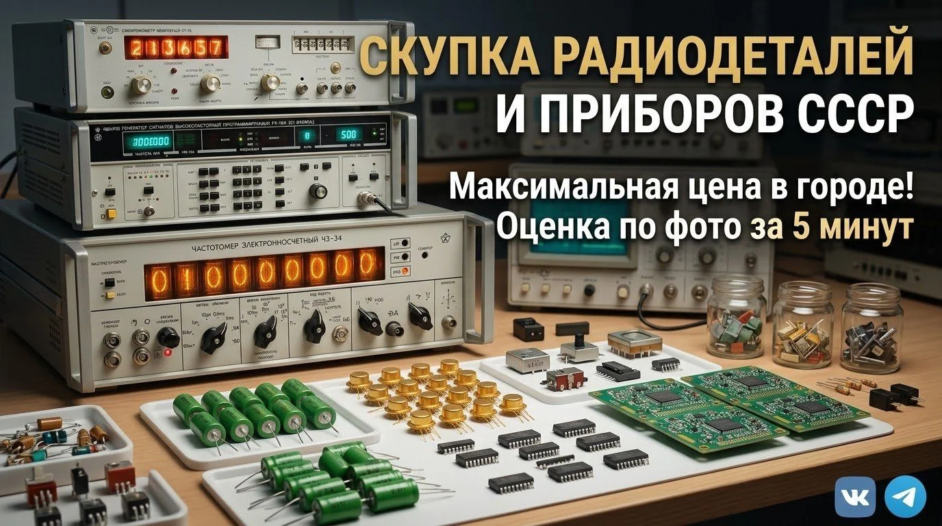 Деньги за старый хлам: Приборы и радиодетали СССР - изображение 1