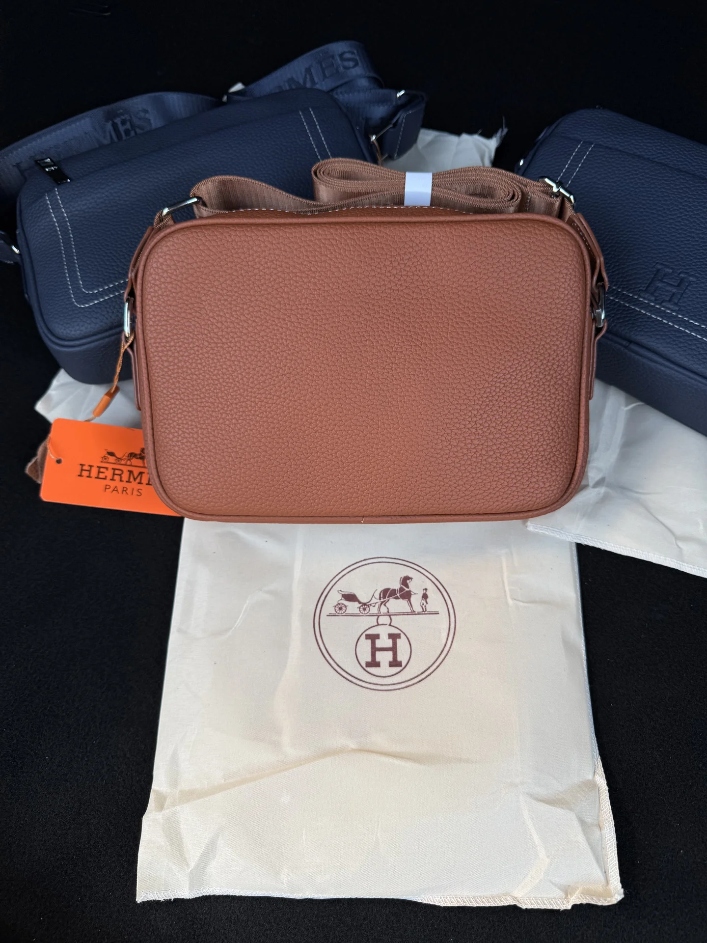Мужская сумка Hermes - миниатюра 3