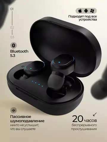 Беспроводные наушники MiPods A6S PRO