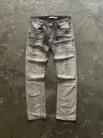 Джинсы 2010's grey jeans hysteric tornadomart type