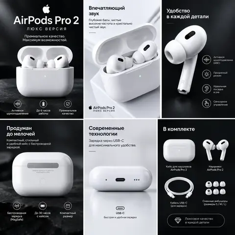 Air pods 2 pro lux version