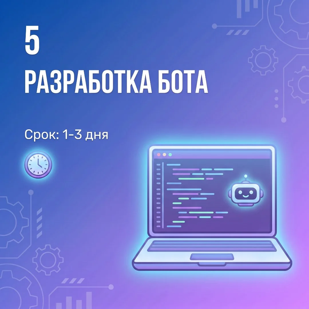 Чат - бот под ключ - миниатюра 6