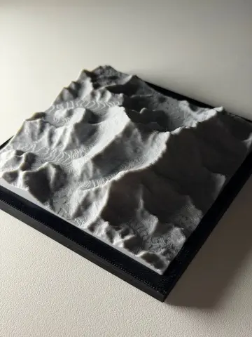 Эверест. Модель Эвереста на 3D принтере