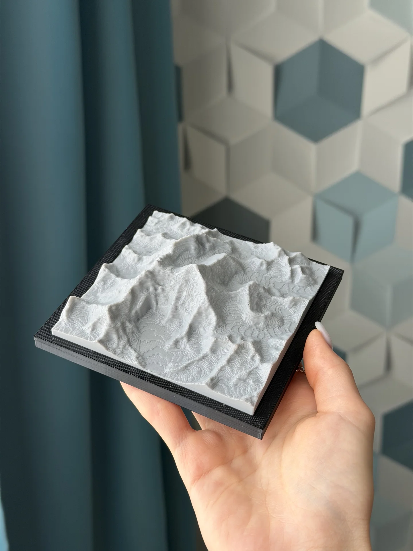 Эверест. Модель Эвереста на 3D принтере - миниатюра 4
