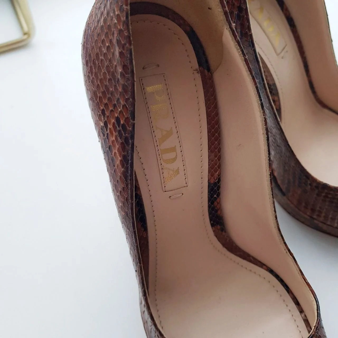 Туфли Prada, питон 36 - миниатюра 2
