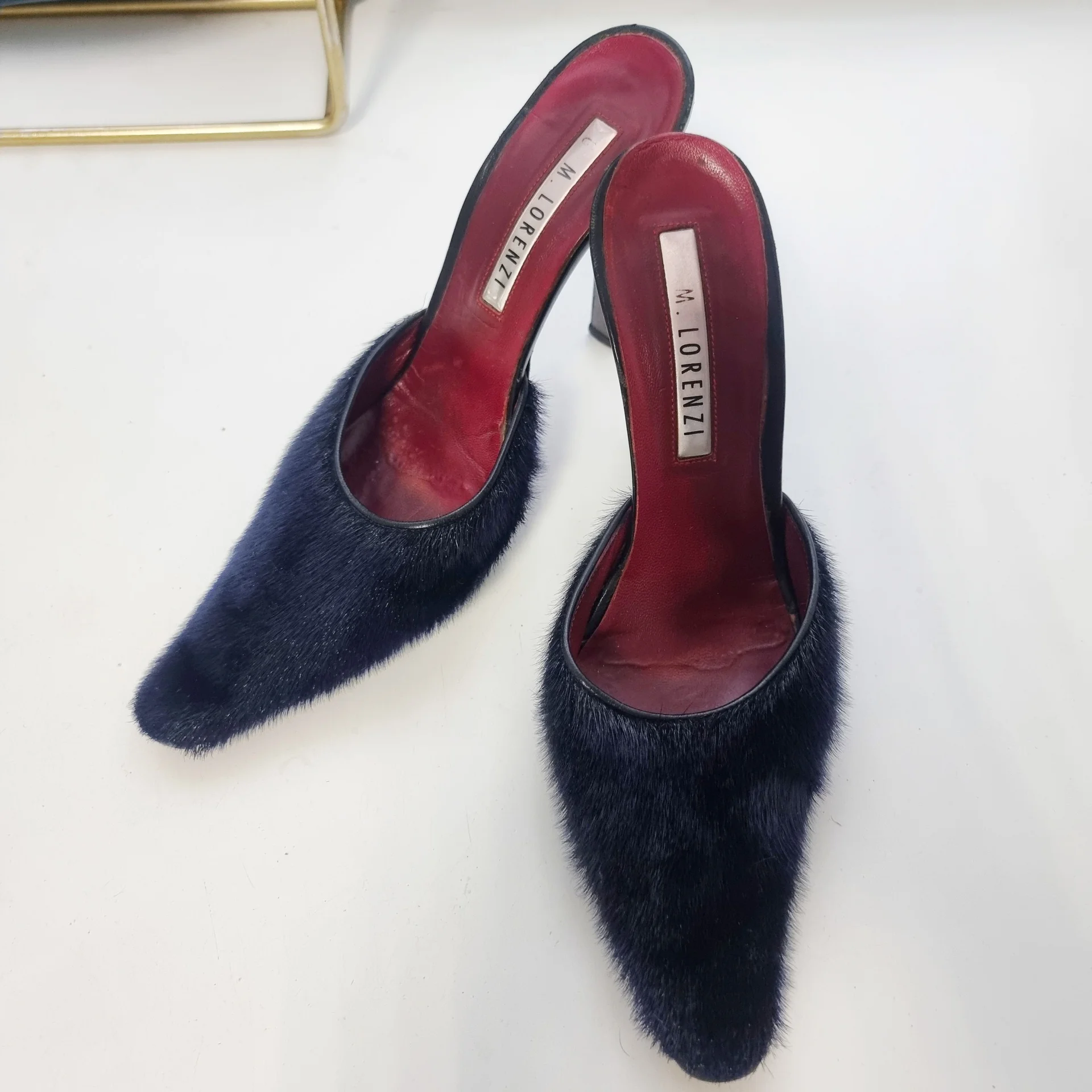 Меховые сюли Gianmarco lorenzi 36 - миниатюра 2