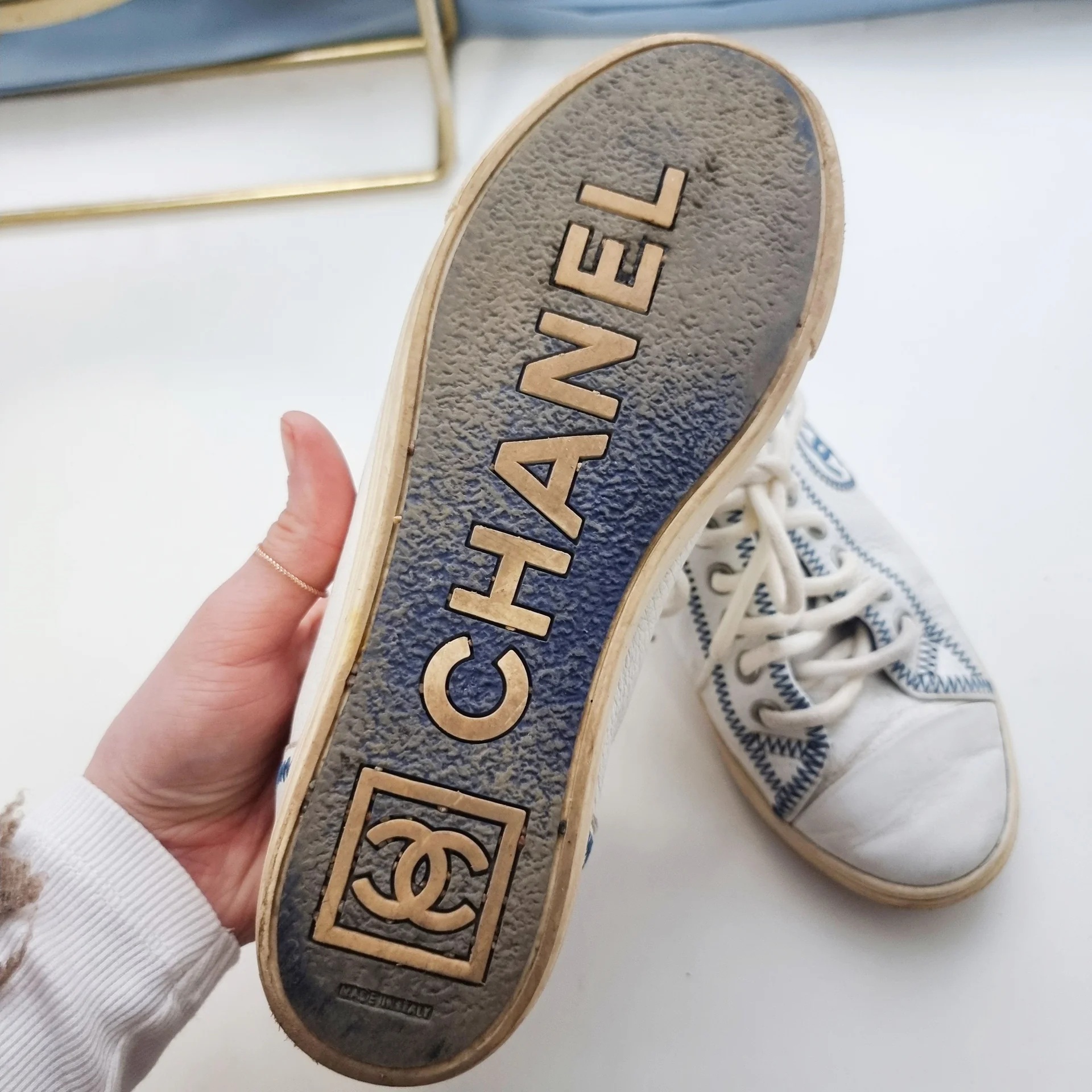 Кеды Chanel 36 оригинал - миниатюра 2