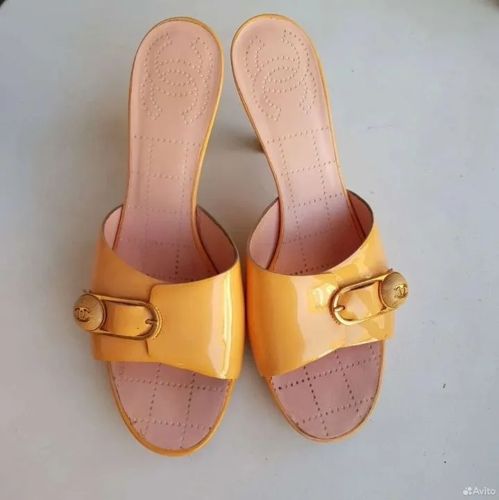 Мюли босоножки Chanel оригинал 39-40 - миниатюра 2