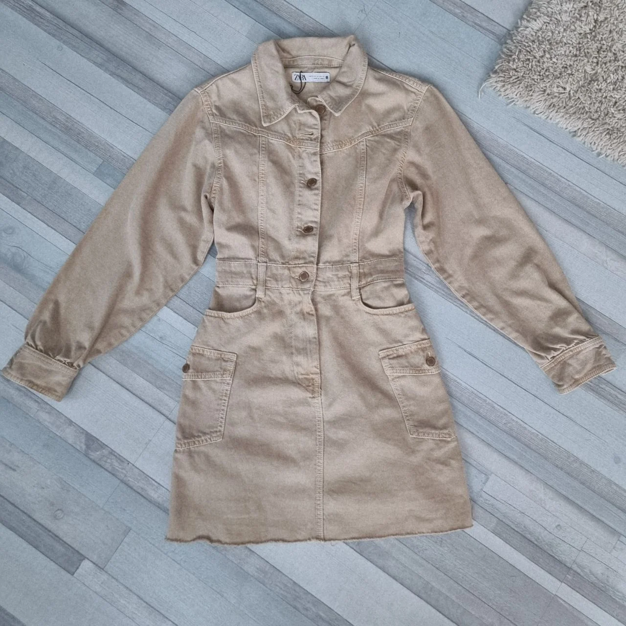 Новый джинсовый комбез Zara,размер XS - изображение 1