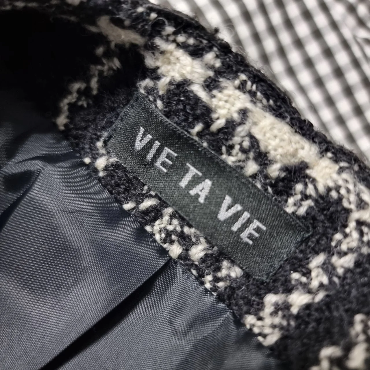 Винтажный пиджак VIE TA VIE XS - миниатюра 2